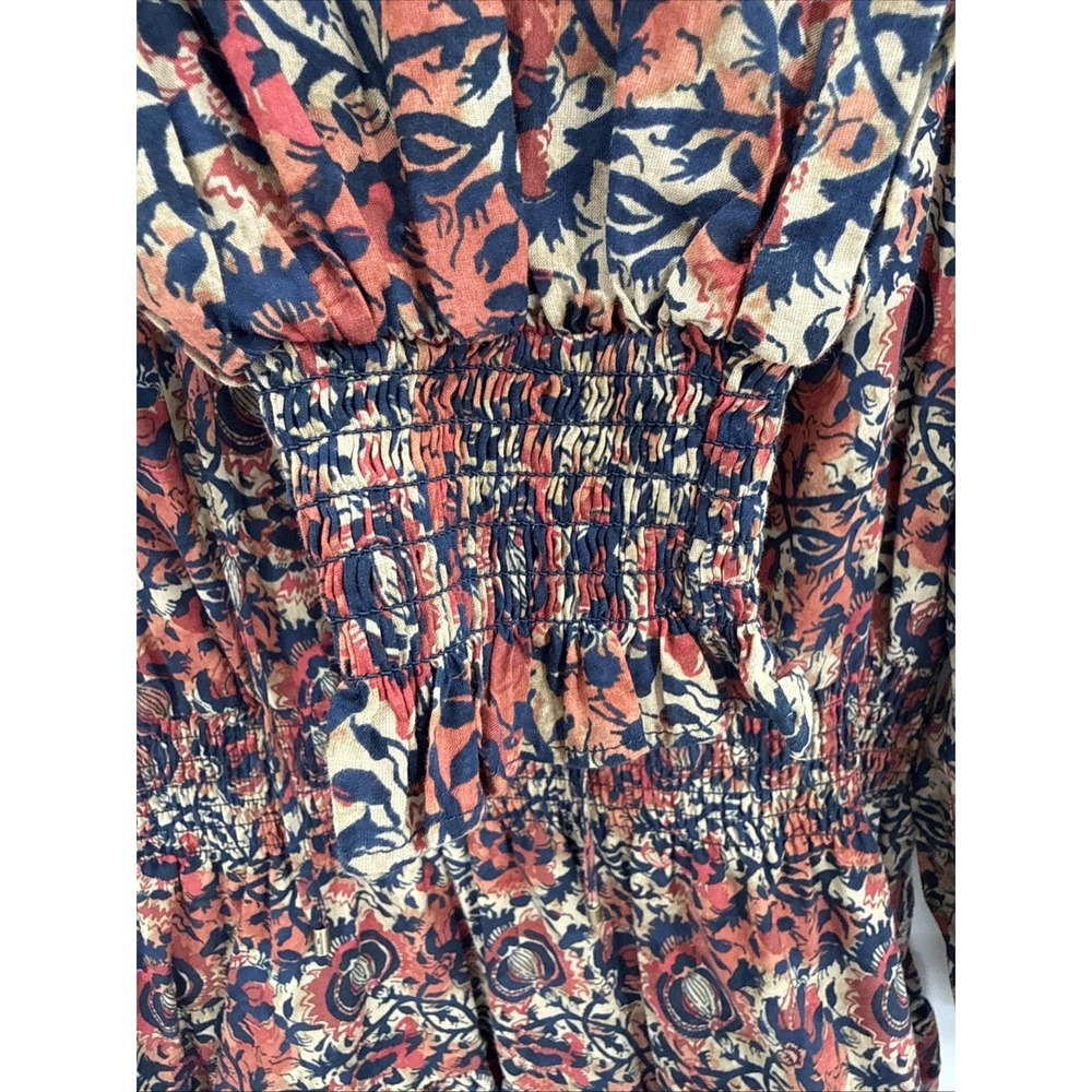 Lauren Ralph Lauren Womens Pre Fall Floral Drop Waist Dress Size 14 Boho Comfort - Picture 3 of 10
